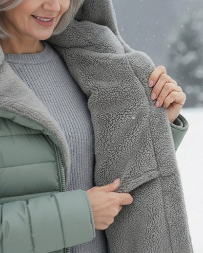 LAST DAY SALE 🔥Quilted coat with fleece lining
