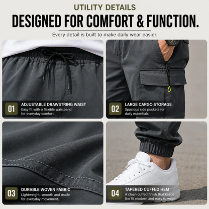 🔥 BESTSELLER |  Men's Multi-Pocket Cargo Jogger Pants
