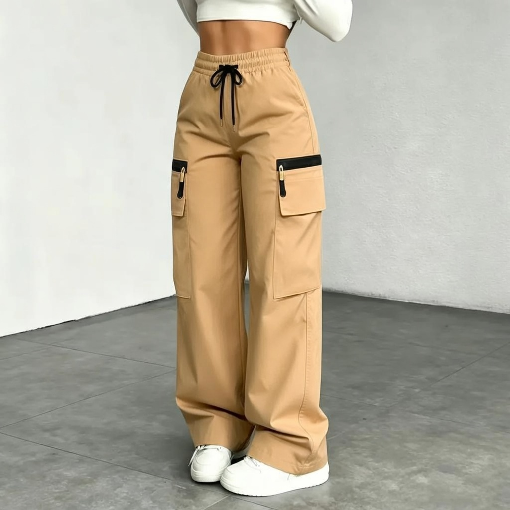 ⚡FINAL SALE 🔥Women’s lightweight loose cargo pants with multiple pockets