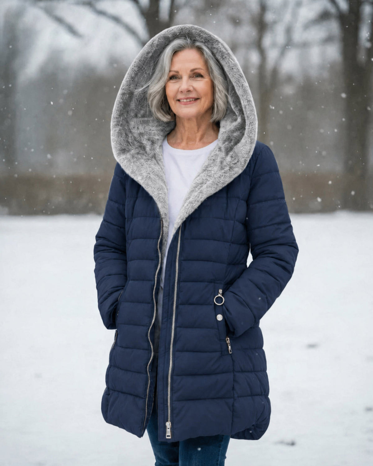 LAST DAY SALE 🔥Quilted coat with fleece lining