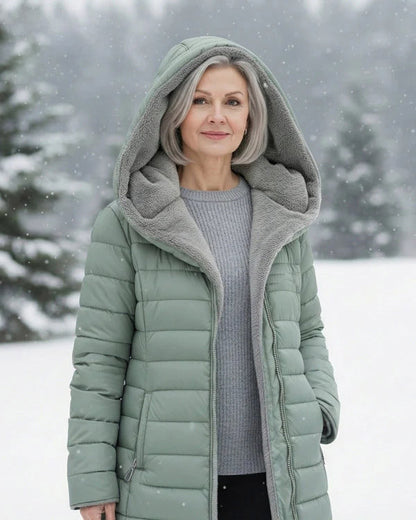 LAST DAY SALE 🔥Quilted coat with fleece lining