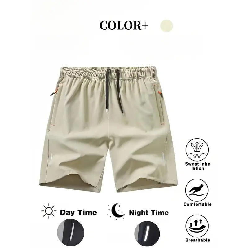 Men's 7-Pack  Dry-Fit Gym Shorts with Zipper Pockets ⭐⭐⭐⭐⭐