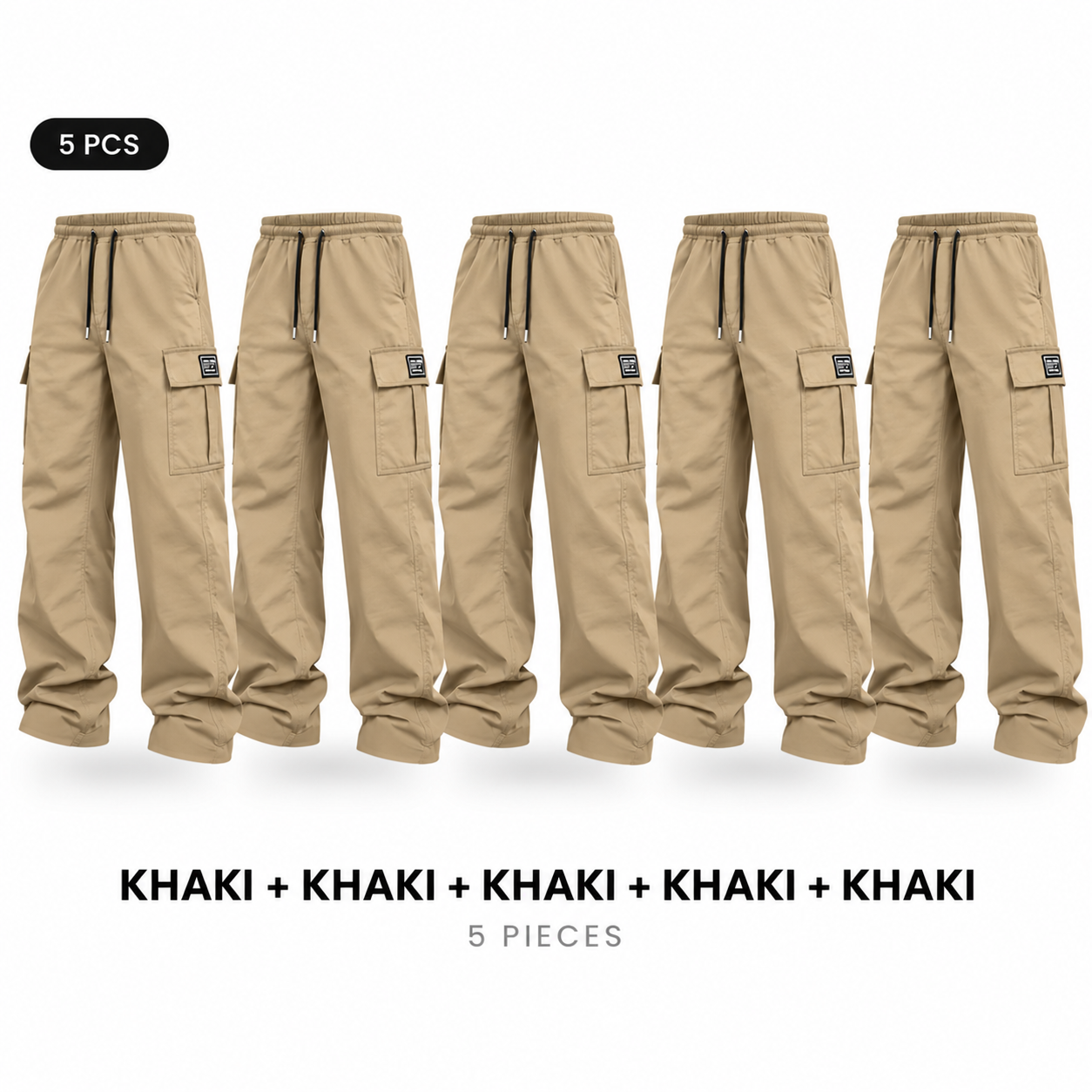- KHAKI -5-PACK ONLY $19