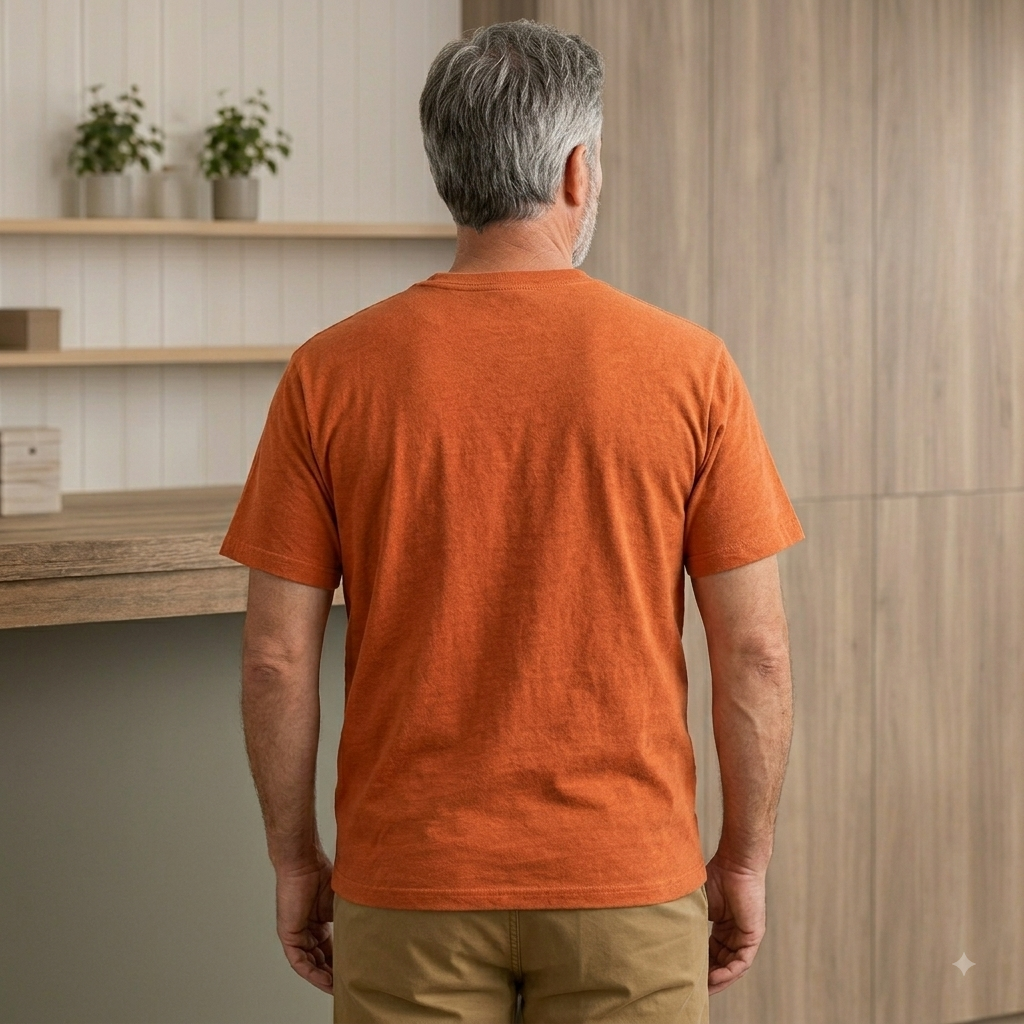 🔥Men's Heavyweight Cotton Pocket T-Shirt – Relaxed Fit Everyday Casual Tee | Big & Tall Available