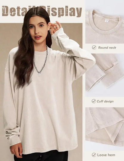 Unisex Long Sleeve Cotton T-Shirt