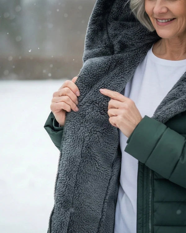 LAST DAY SALE 🔥Quilted coat with fleece lining