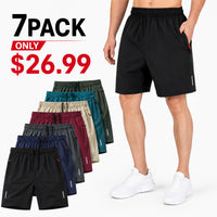 7-Pack(Black+DarkBlue+DarkGray+Red+Khaki+LakeBlue+Green)