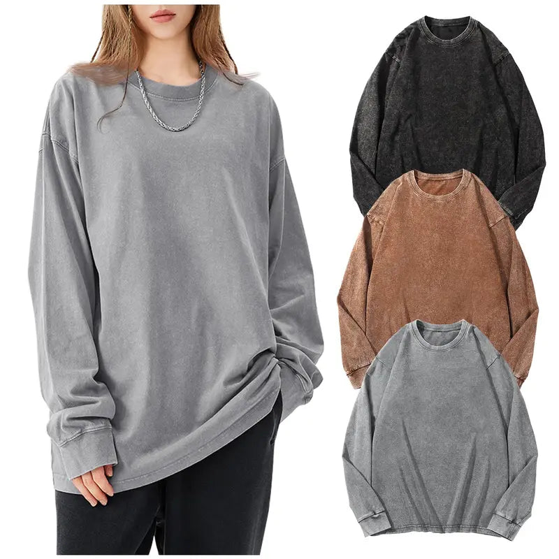 Unisex Long Sleeve Cotton T-Shirt