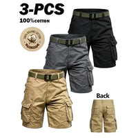 3-Pack(Khaki + Gray + Black)