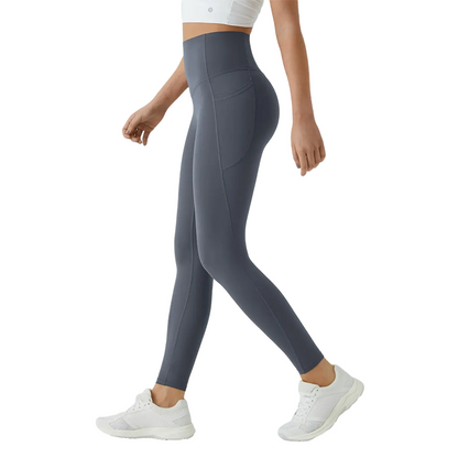 High Waisted Tummy Control Pocket Shaping Training Leggings
