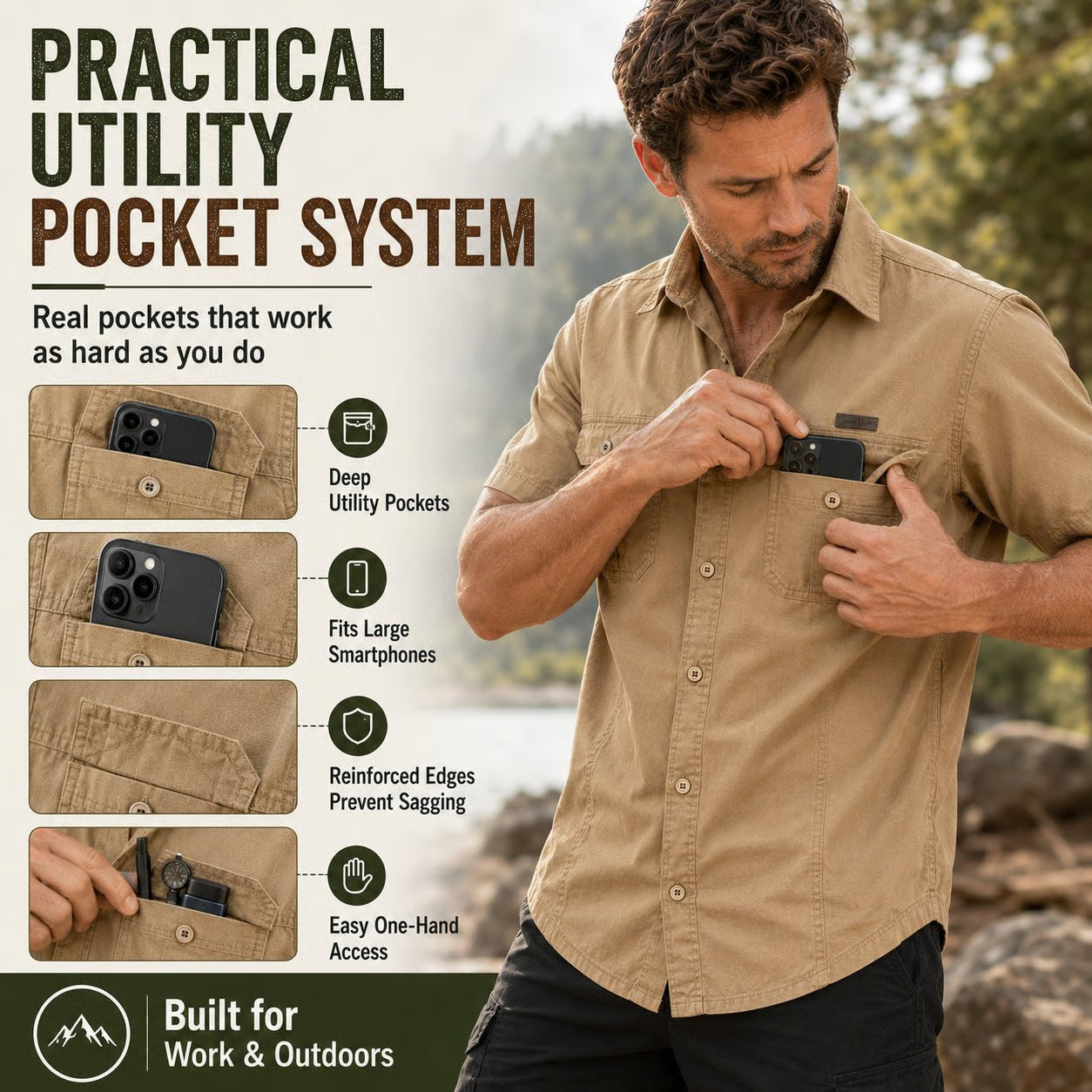 🔥 BEST SELLER | Lightweight Outdoor Shirt