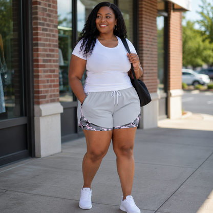 【End of Summer Sale】Women's casual athletic shorts with pockets
