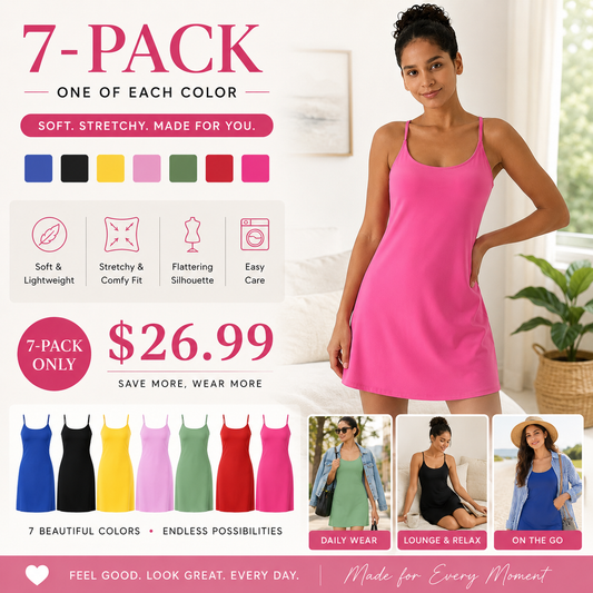🔥Last day promotion🔥Plush Backless Active Dress-Easy Peezy Edition