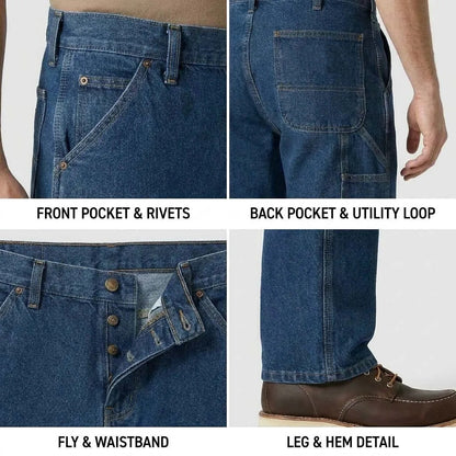 Ends at Midnight ! CHT Men's Flex Relaxed Straight Work Pants Rigby Pant