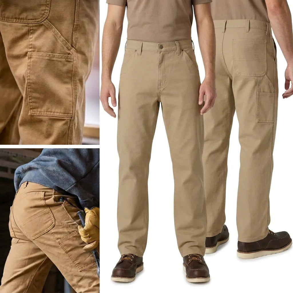 Ends at Midnight ! CHT Men's Flex Relaxed Straight Work Pants Rigby Pant